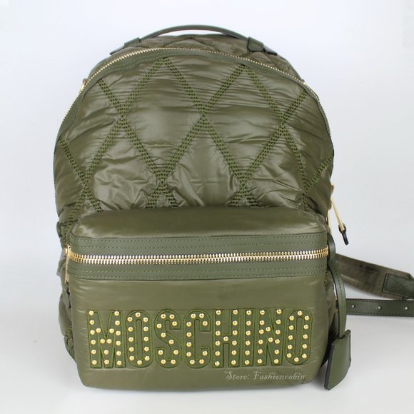 NWT MOSCHINO Studded Logo Backpack main image 15